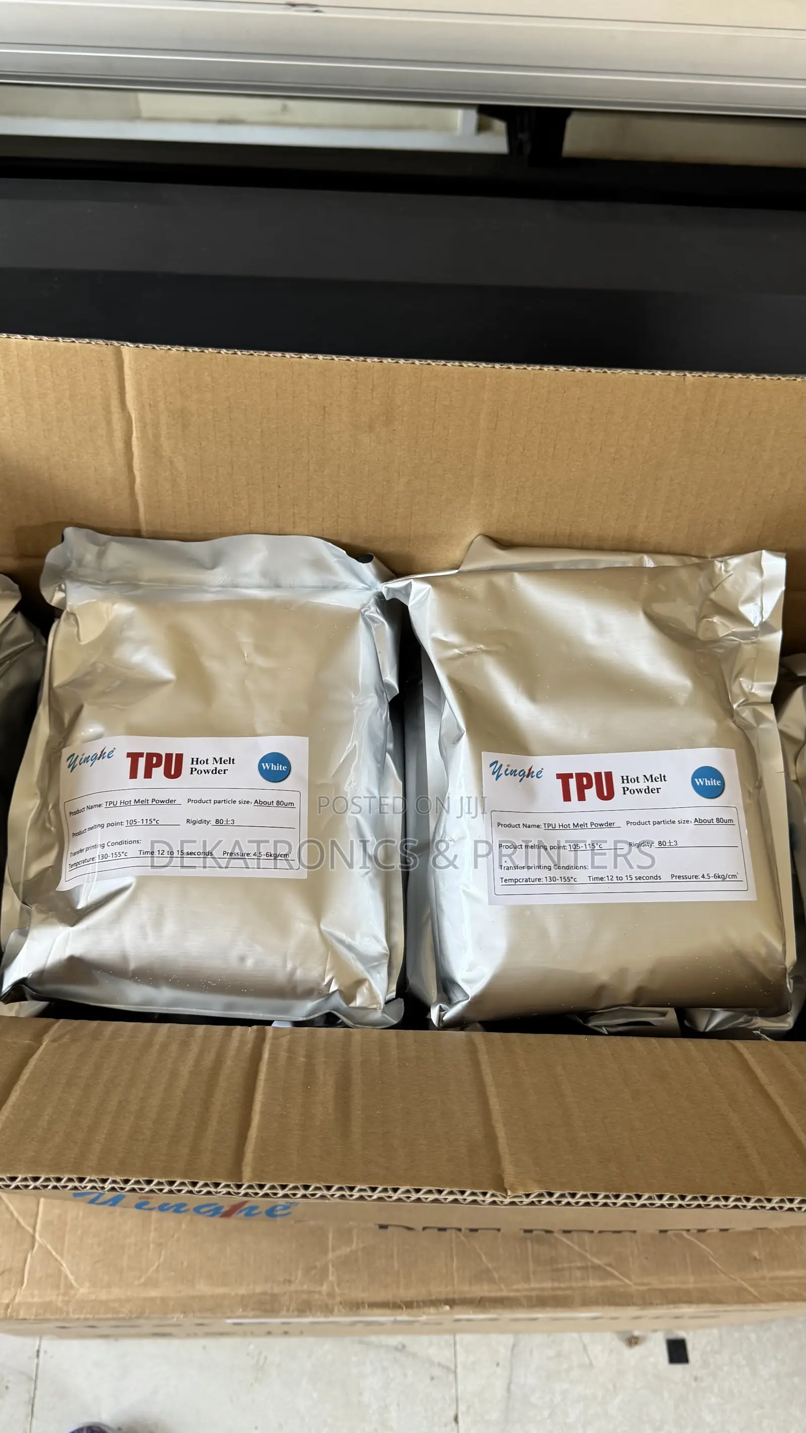 Yinghe 1kg White Hot Melt DTF Powder