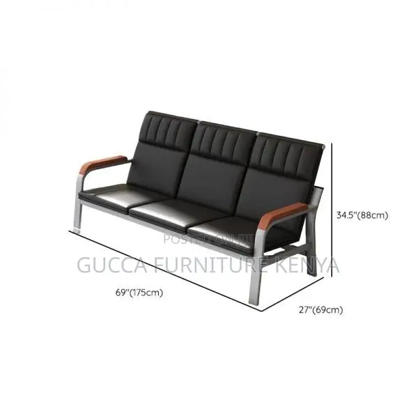 5-seater Office Reception Sofa Set