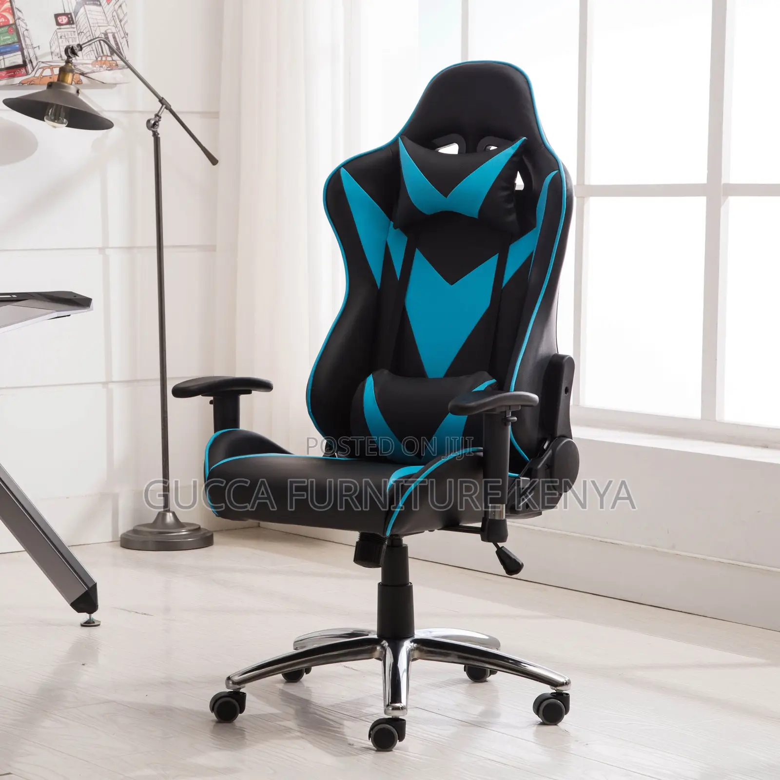 Leather Reclining Home Office Gaming Chair