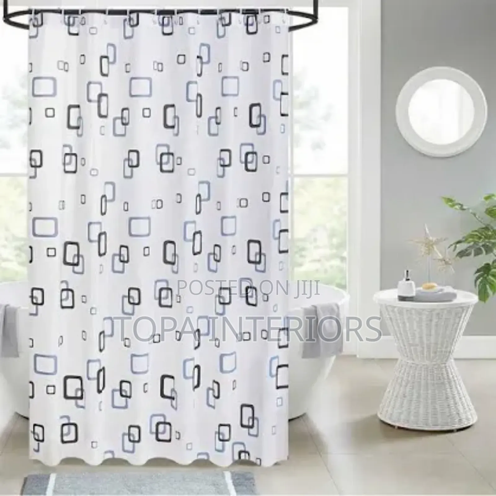 Privacy Bathroom Waterproof Shower Curtains
