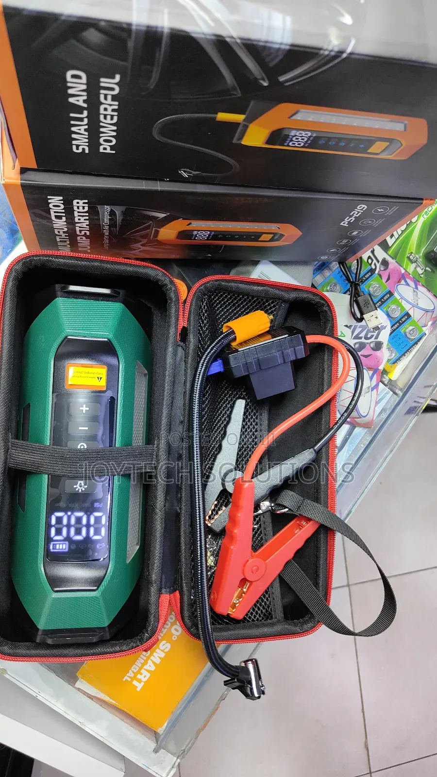 Professional Digital Vehicle Jump Starter Air Compressor