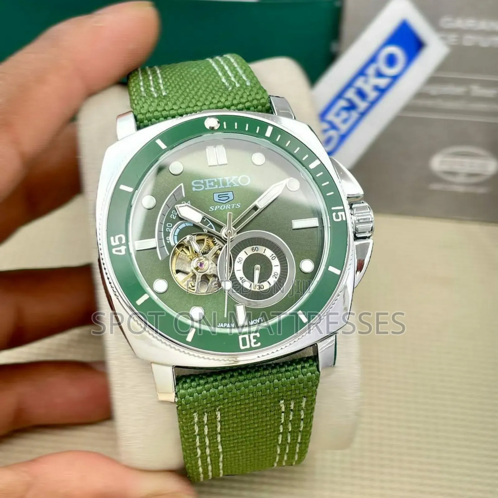 Seiko 5 Sports Automatic Watch With Functional Chronograph.