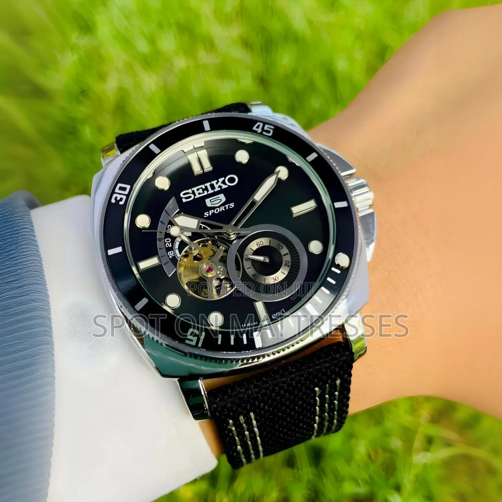 Seiko 5 Sports Automatic Watch With Functional Chronograph.