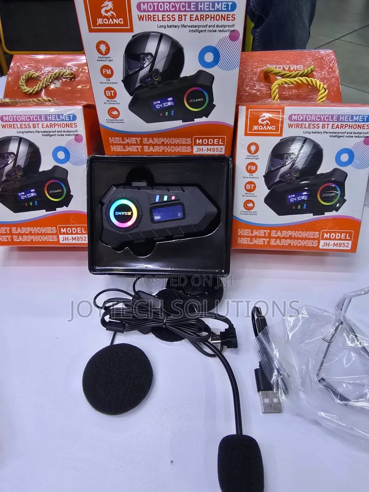 Helmet Jh -M852 Wireless Bluetooth Earphones Water Resistant