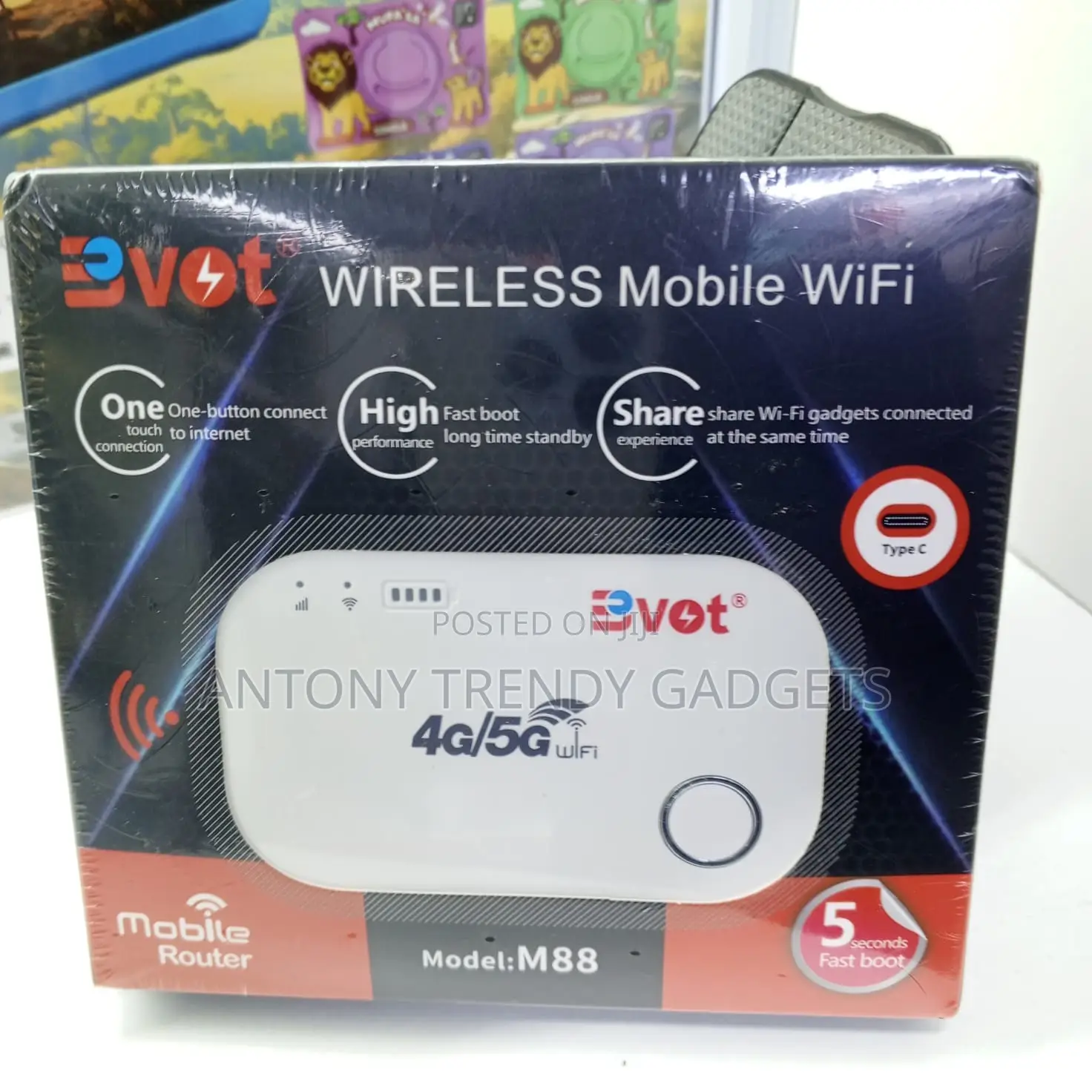 Bvot Portable 4g/5g Mifi Internet Router