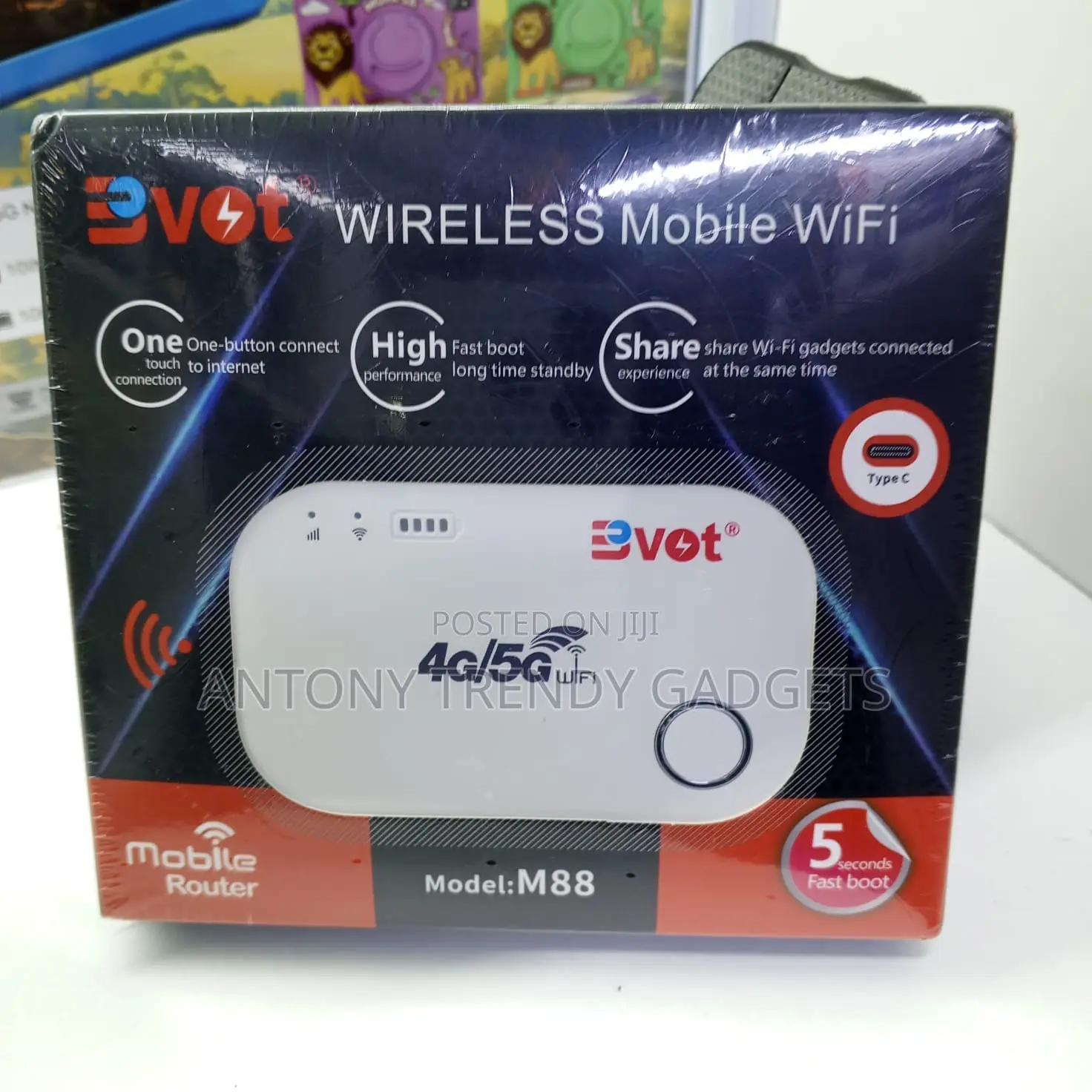 Bvot Portable 4g/5g Mifi Internet Router