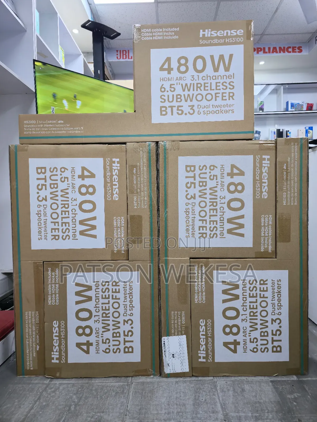 Hisense Hs3100 3.1ch 480w Wireless Soundbar