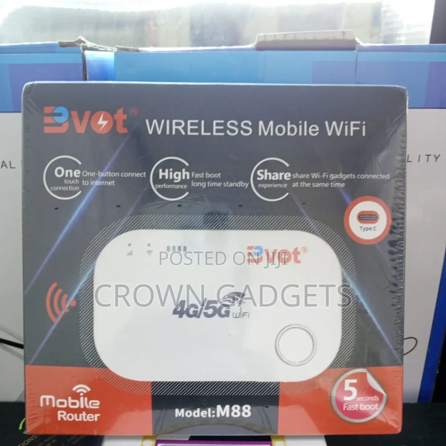 Bvot 4g/5g Portable Router – Safaricom Airtel Internet Hotspot