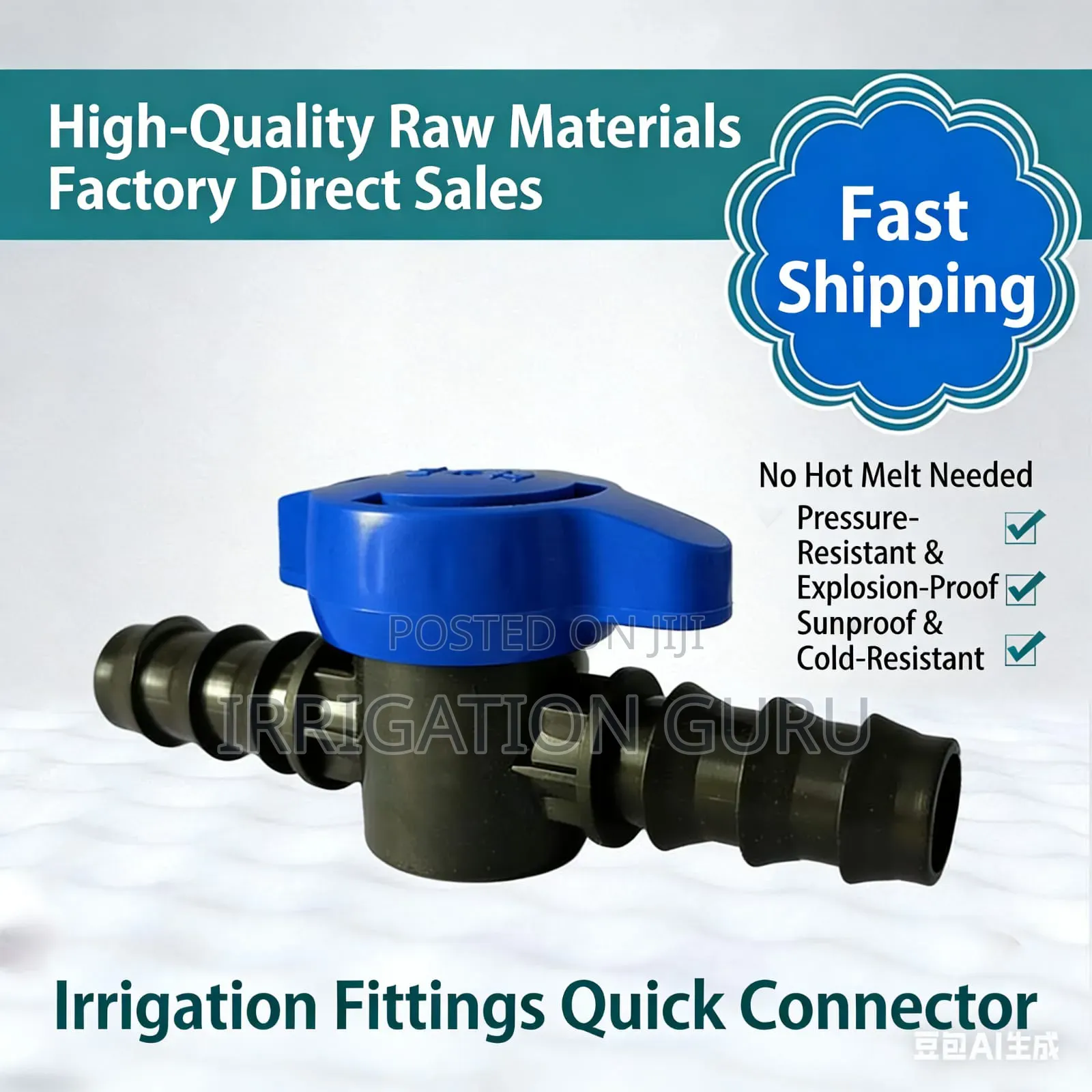 Micro Irrigation System Riser Stop Valve
