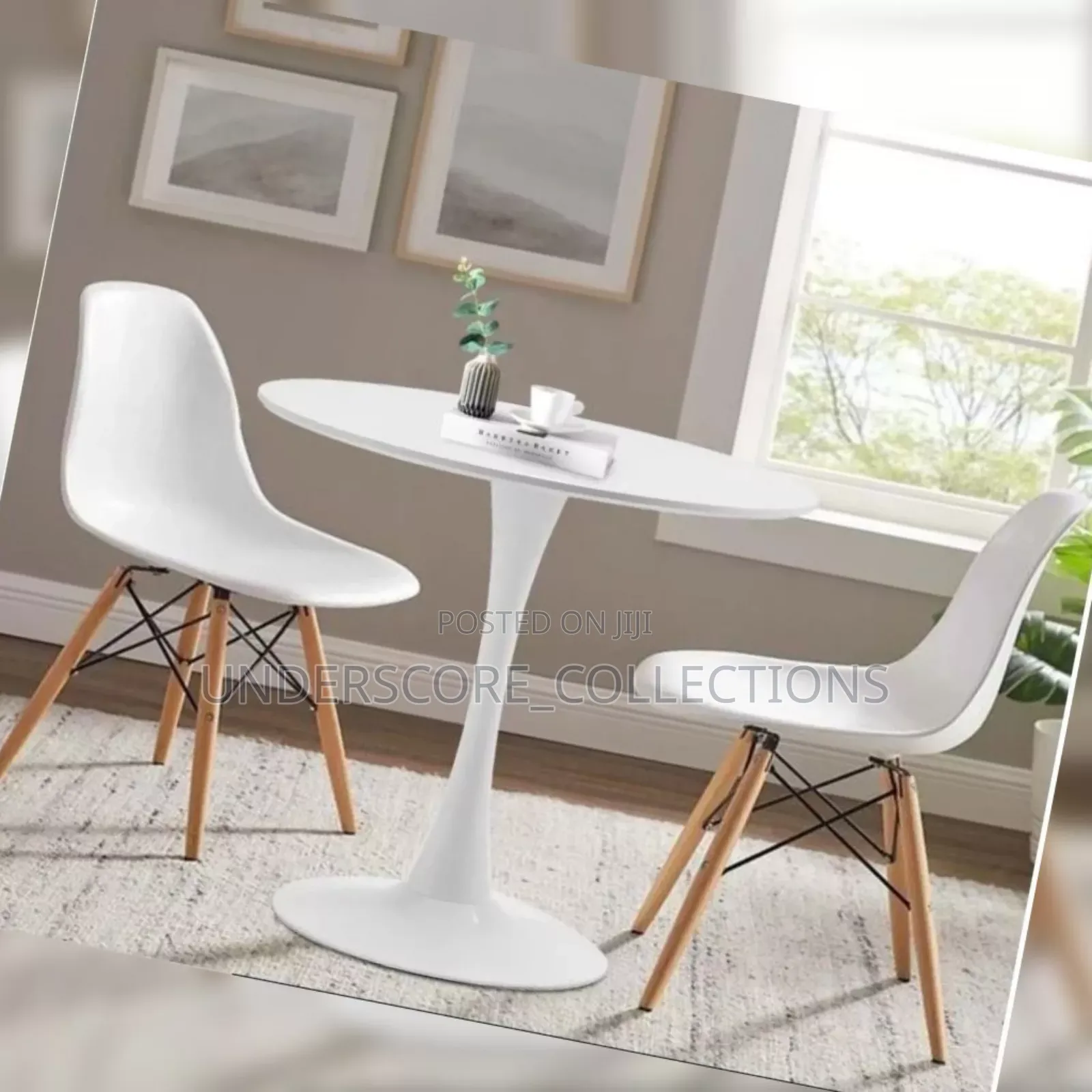 2 Seater Eames Dining Set
