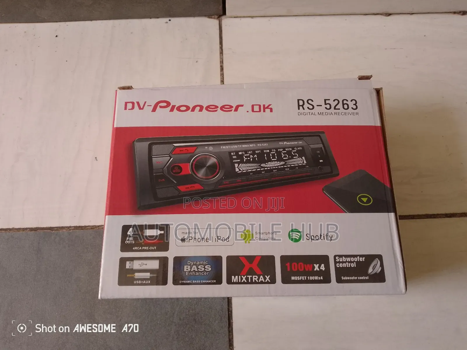 Pioneer Face Radio | Bluetooth Usb Fm
