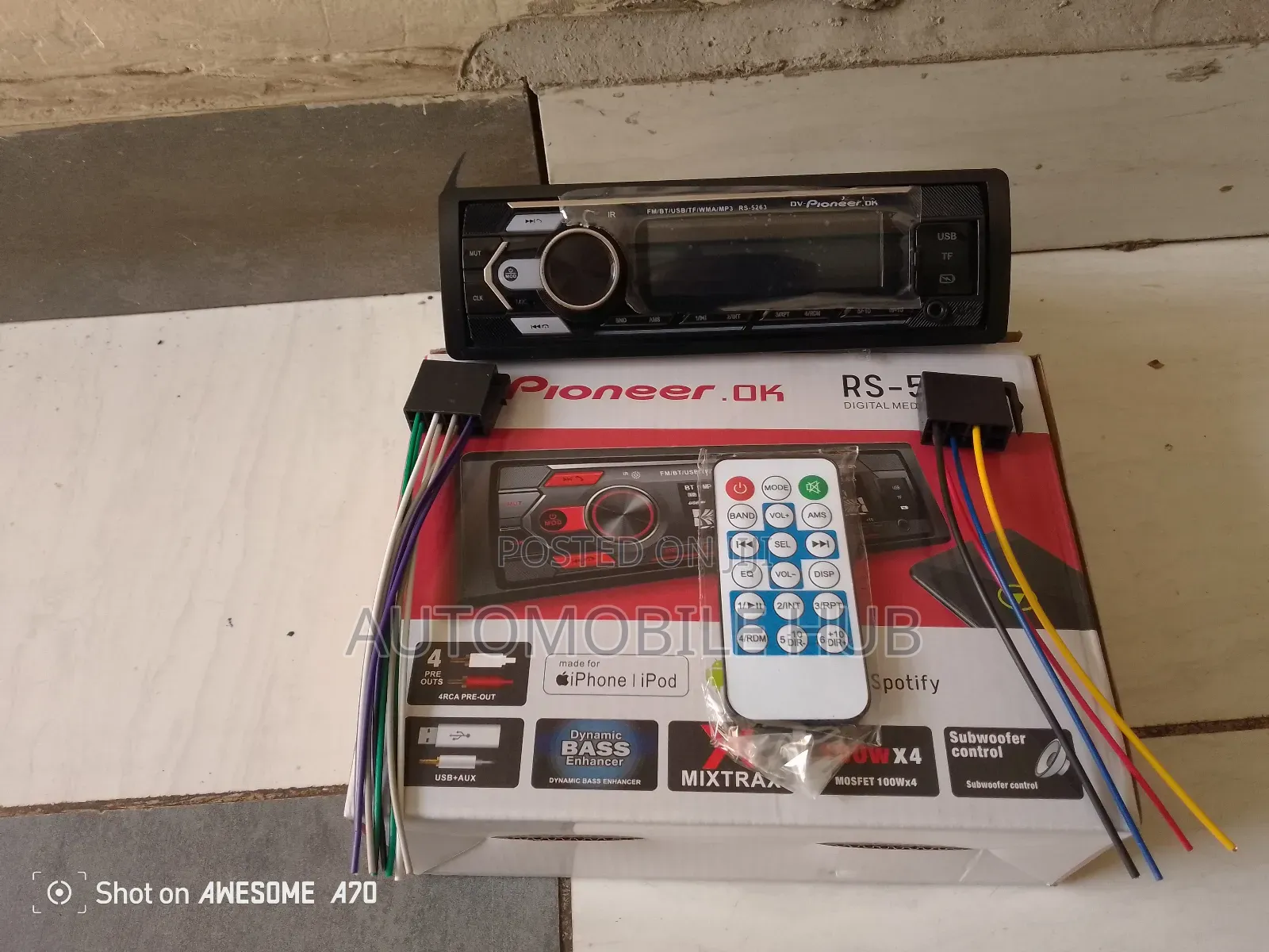 Pioneer Face Radio | Bluetooth Usb Fm