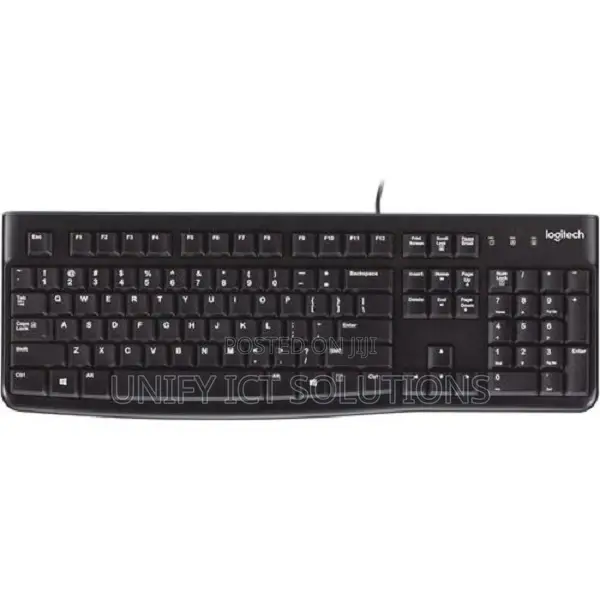 Logitech Wired Keyboard - Black