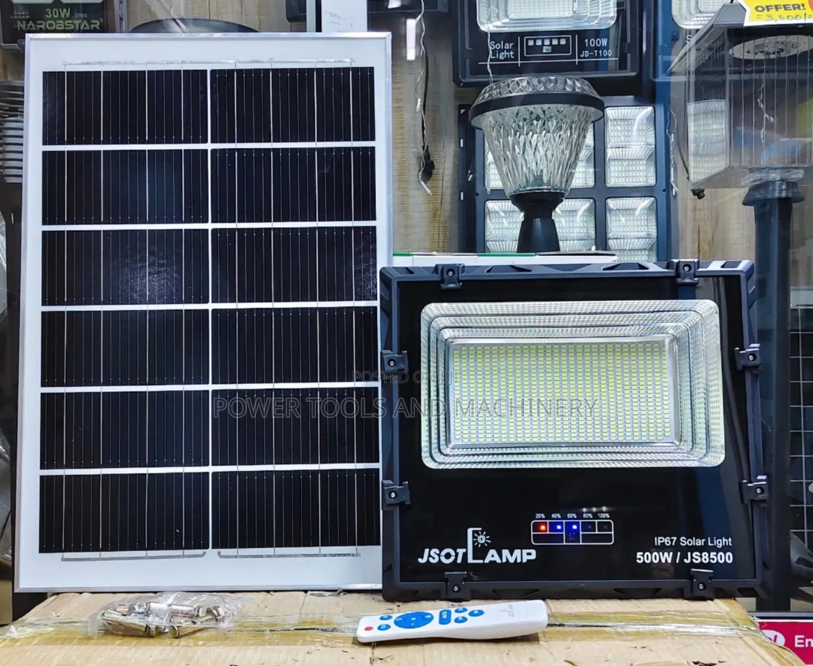 500watts Js Solar Floodlight