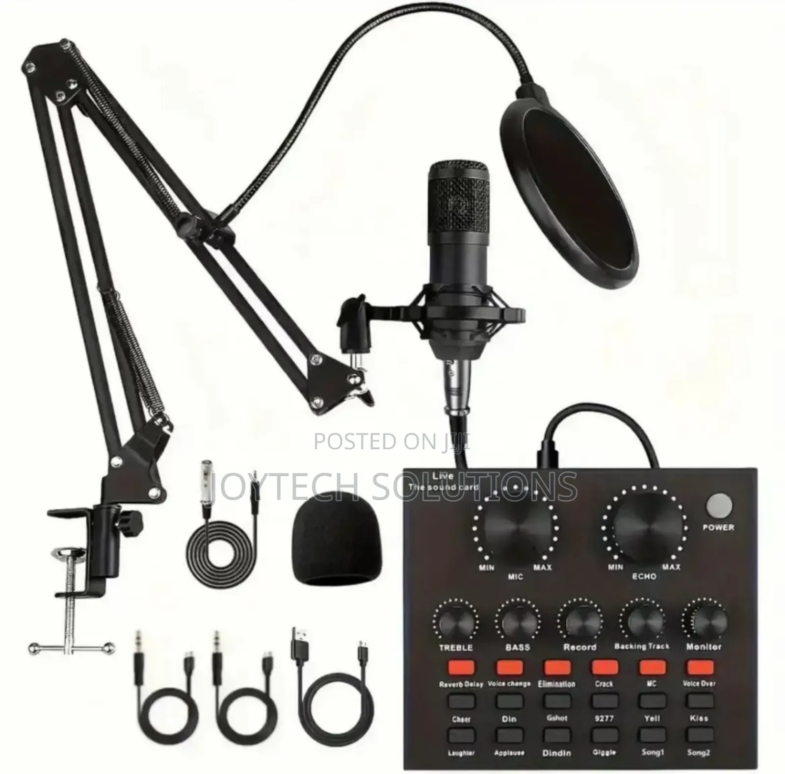 Condenser Microphone Bm800+V9 Sound Card