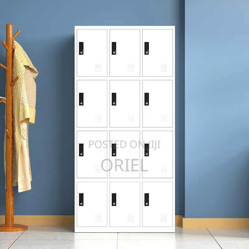 Office Cabinet : 12-Door Modern Office Steel Cabinet