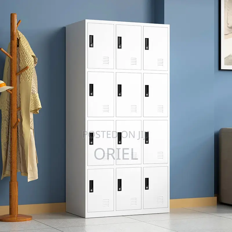 Office Cabinet : 12-Door Modern Office Steel Cabinet