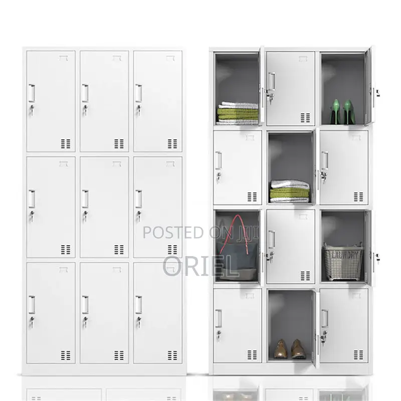 Office Cabinet : 12-Door Modern Office Steel Cabinet