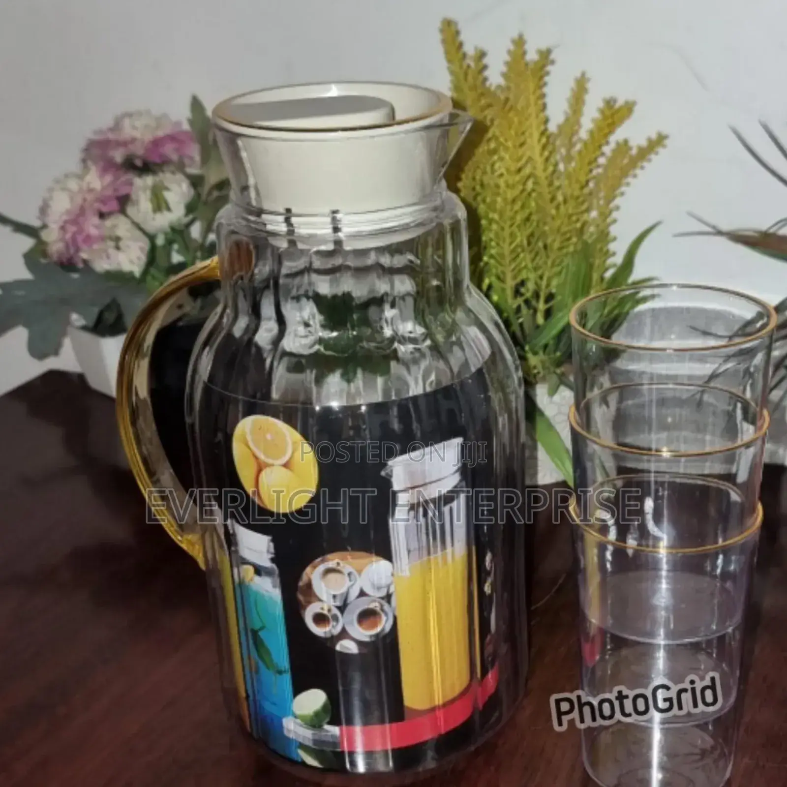 Stylish Clear Acrylic Water Set