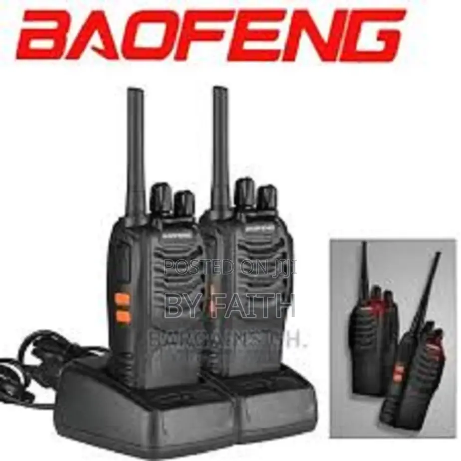 Long Range 3-5km Baofeng Bf-888s Walkie Talkie Radio Calls- 2 Pieces