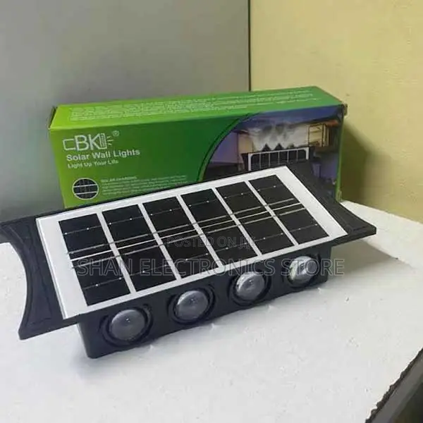 Outdoor Solar Powered Simple Design Up Down Modern Decorative Light