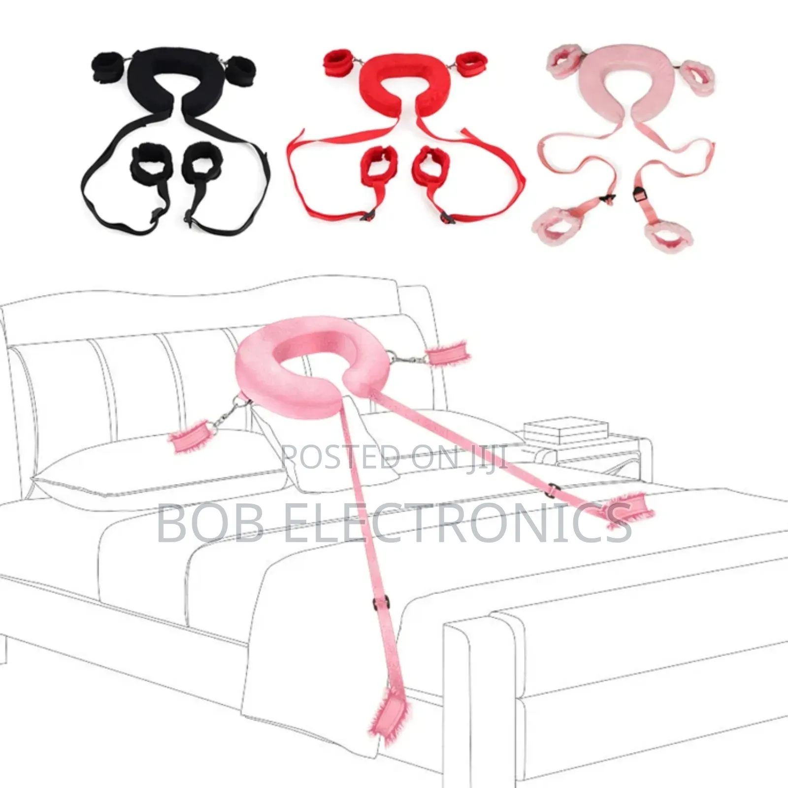 Bandage Cuffs With A Neck Pillow