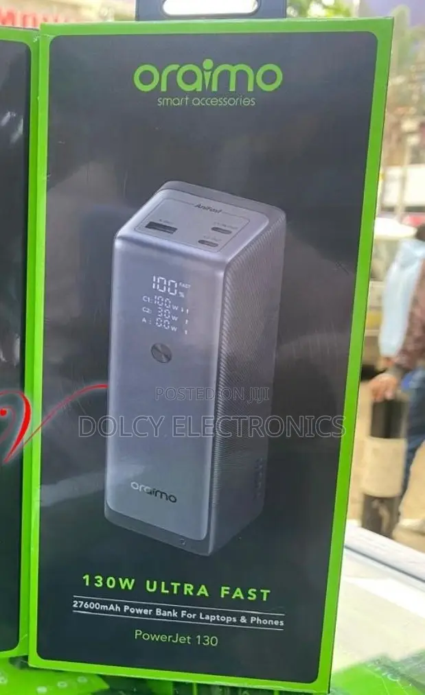Oraimo Power Bank Opb-727sq 27600mah Support Phones And Laptops