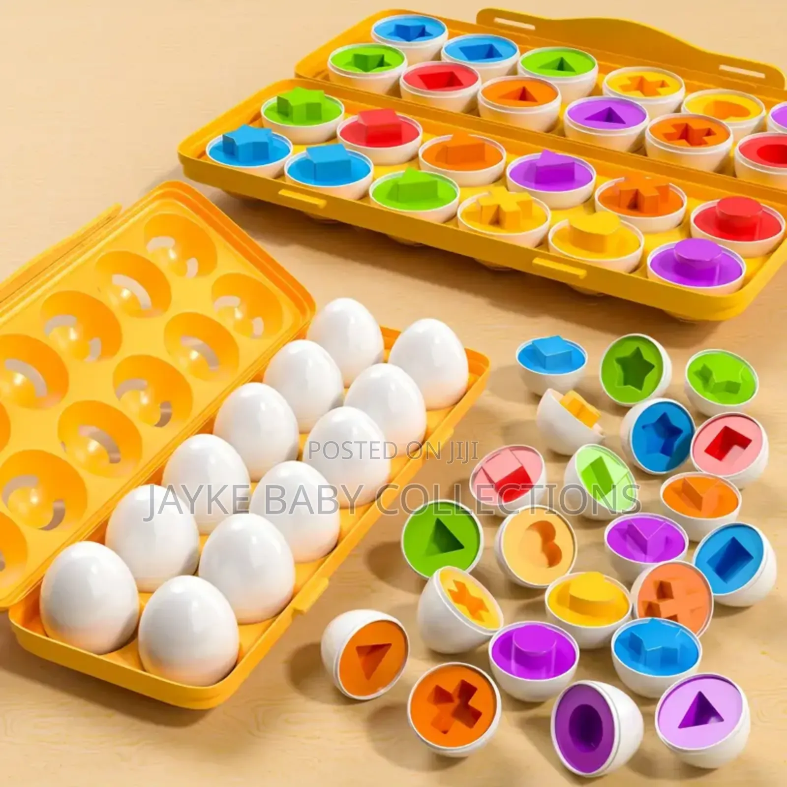 Toddler Shape Color Matching Eggs | Ages 1–4 | Skill Builders
