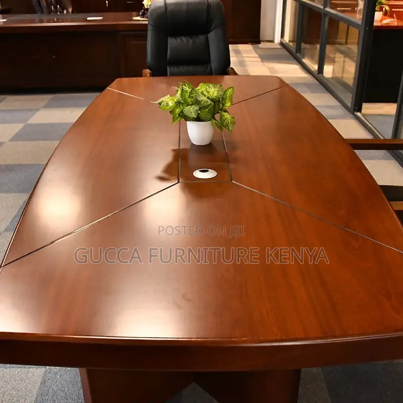8-10 Seater Office Mahogany Boardroom Table