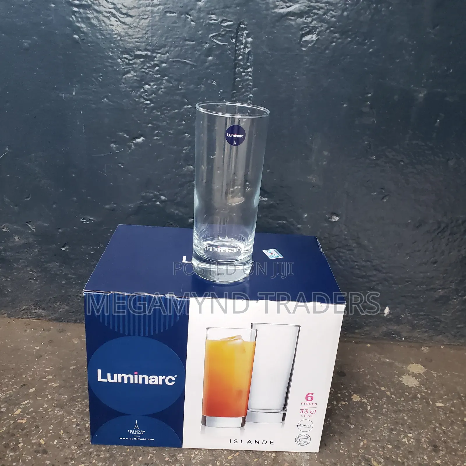Luminarc Islande Glasses 6pc / High Ball Water Juice Glasses