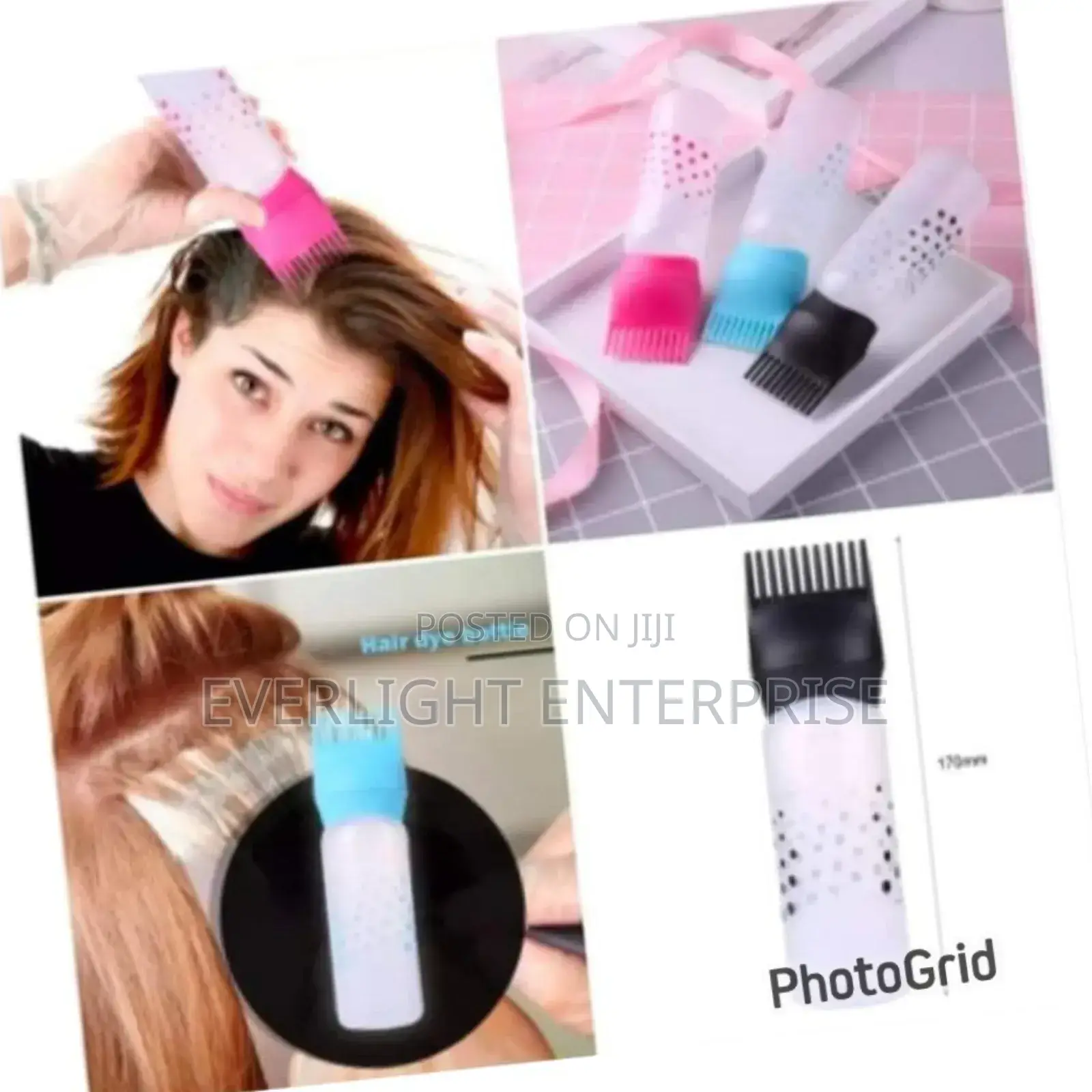 Empty Hair Dye Applicator Brush