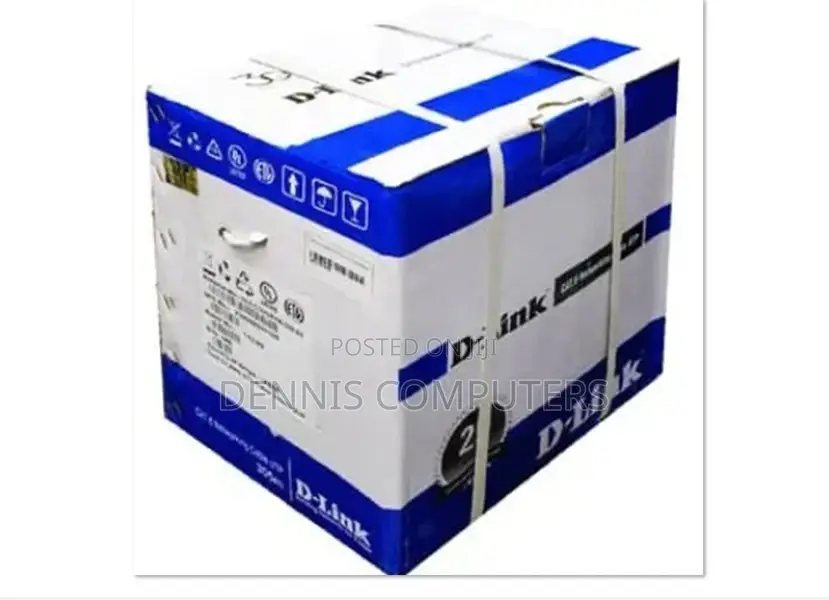 D-Link Cat6 Utp 24awg PVC Cable Roll 305m - Gray - NCB-C6ugryr-305-24-