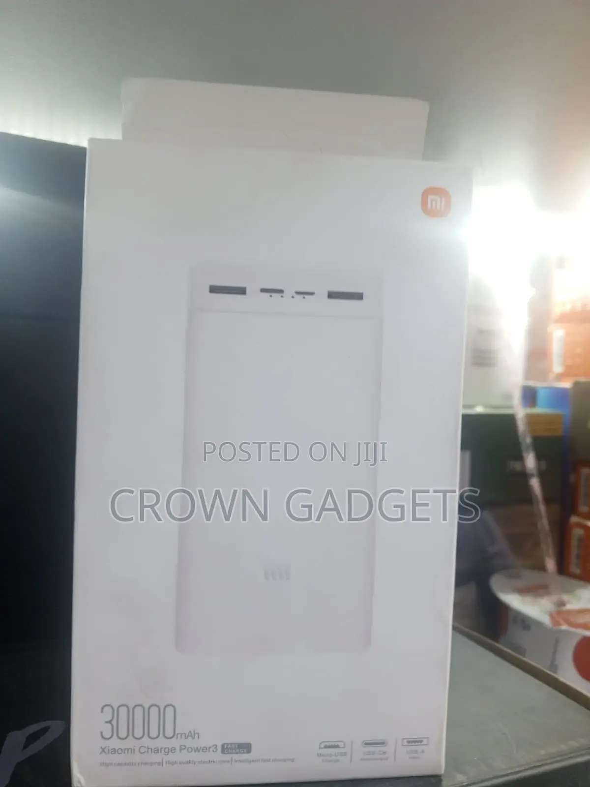 Mi 30000mah Long-Lasting Powerbank for Travel and Outdoor Use