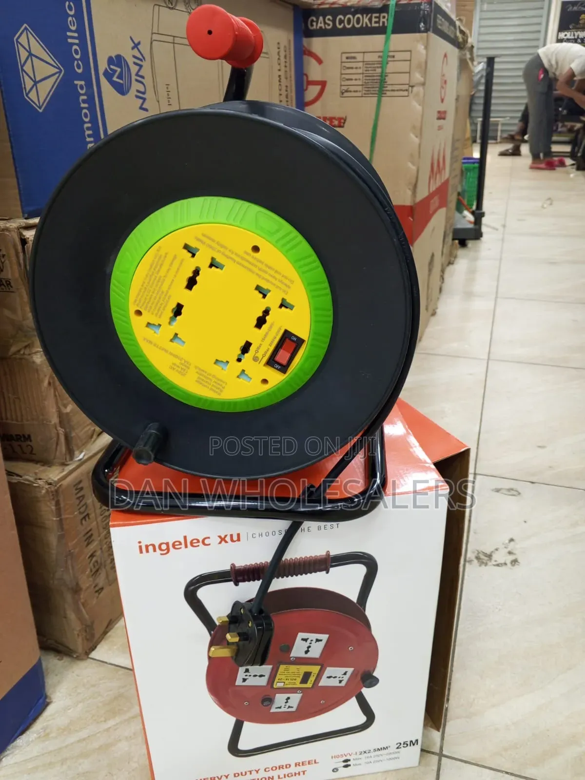 Extension Reel 25 Meters 2.5 Mm Cable Pro