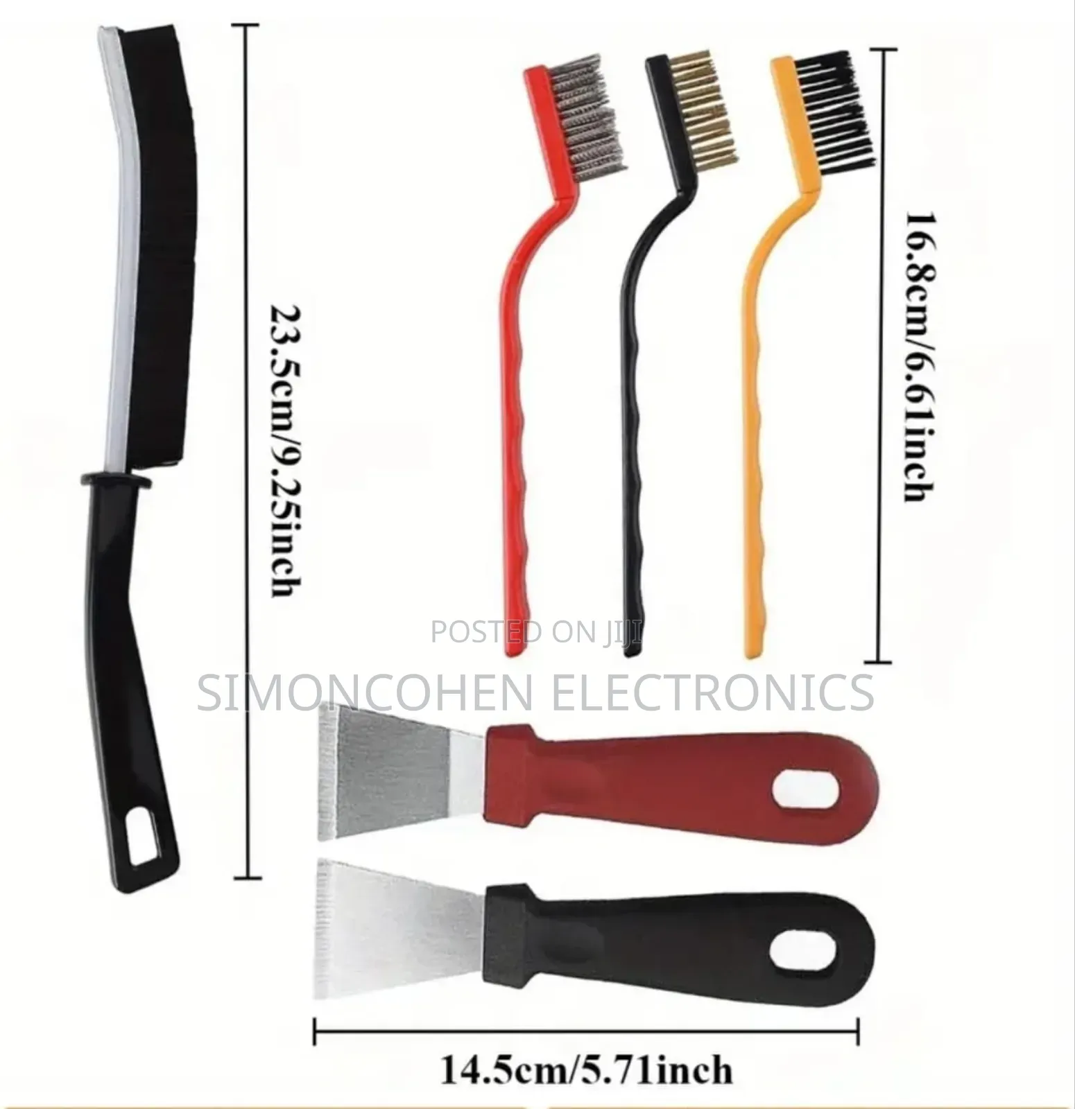 7pcs Wire Brush & Scraper Cleaning Set