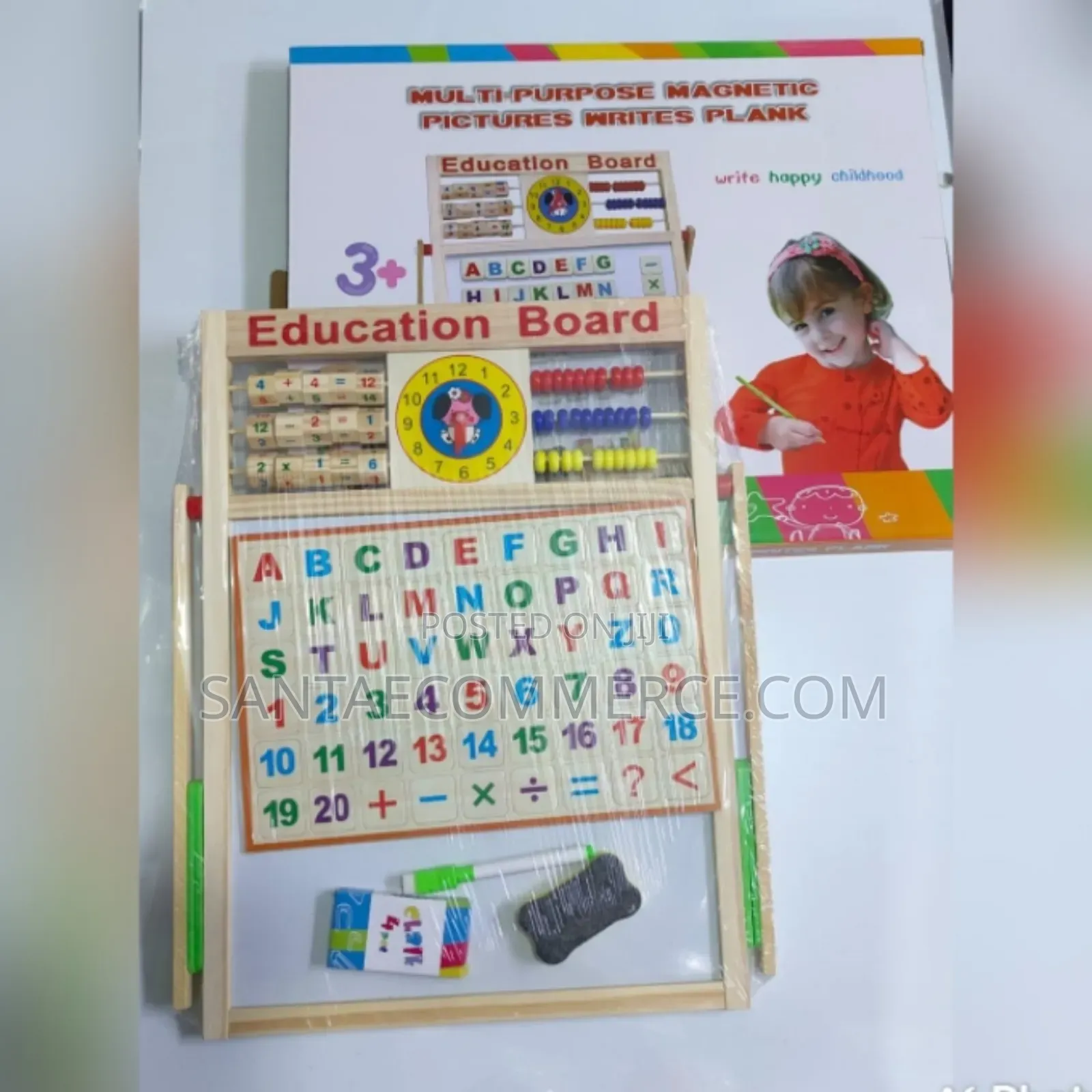 Kids Education Board Multi Purpose Magnetic Pictures Writes Plank