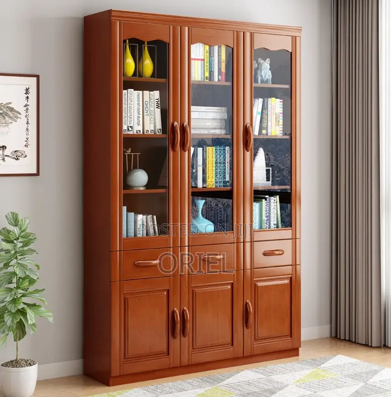 Office Cabinets; Luxury Mahogany Office Storage Cabinet
