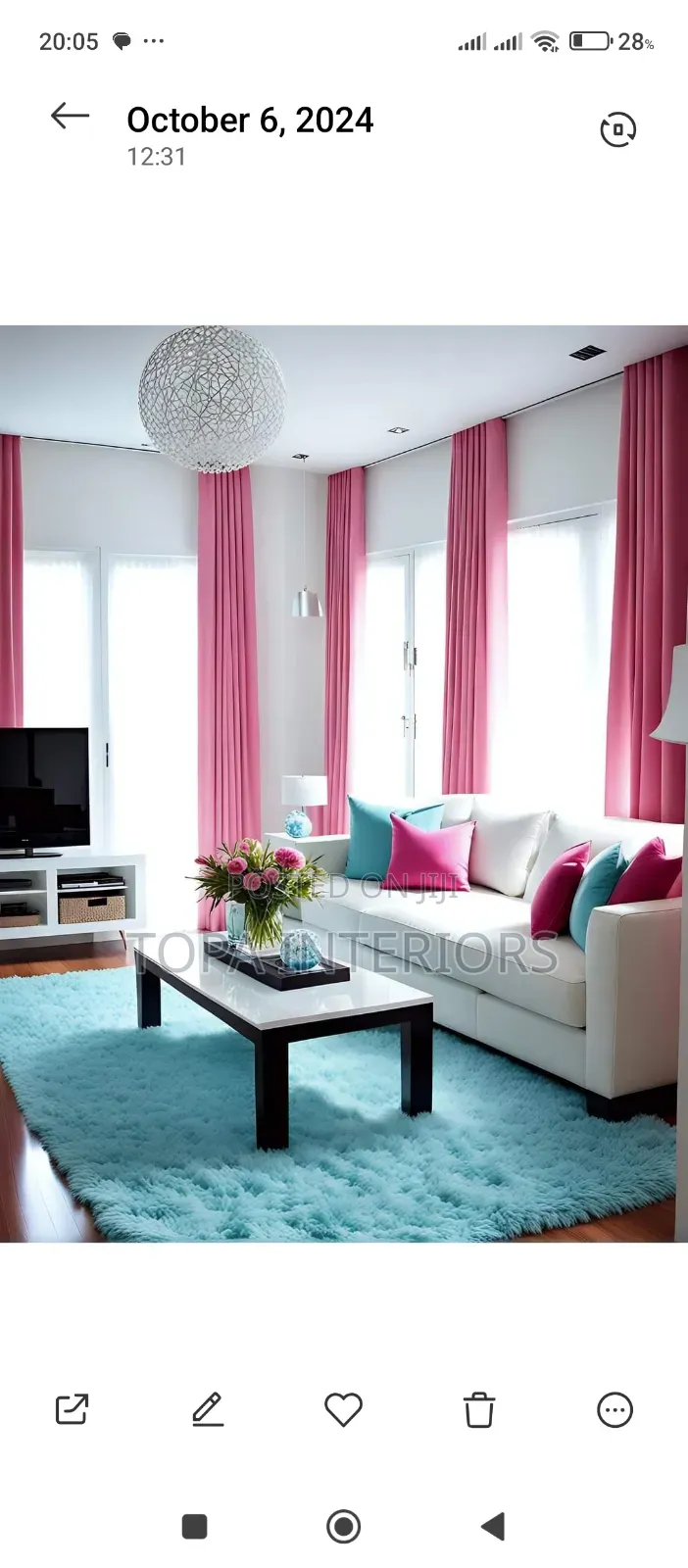 Decorative Pink Curtains for House Revamp Living Room Curtains