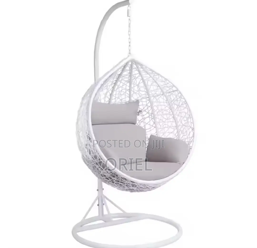 Outdoor Chair : Modern Hanging Egg-Shaped Hammock Swing Chair