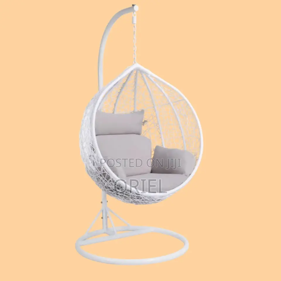 Outdoor Chair : Modern Hanging Egg-Shaped Hammock Swing Chair