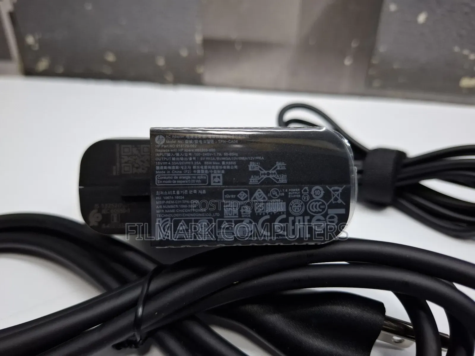 Original Hp 65w Charger Usb-c Type-c Power Adapter For Hp Spectre X2