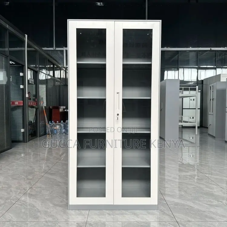 2-door Metallic Office Display Cabinet