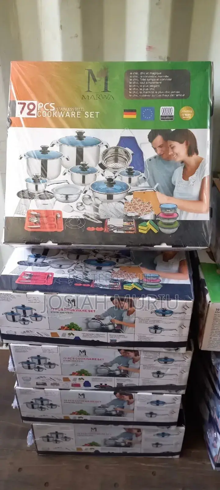 72pcs Marwaa Cookware Set Price Drop Now Selling