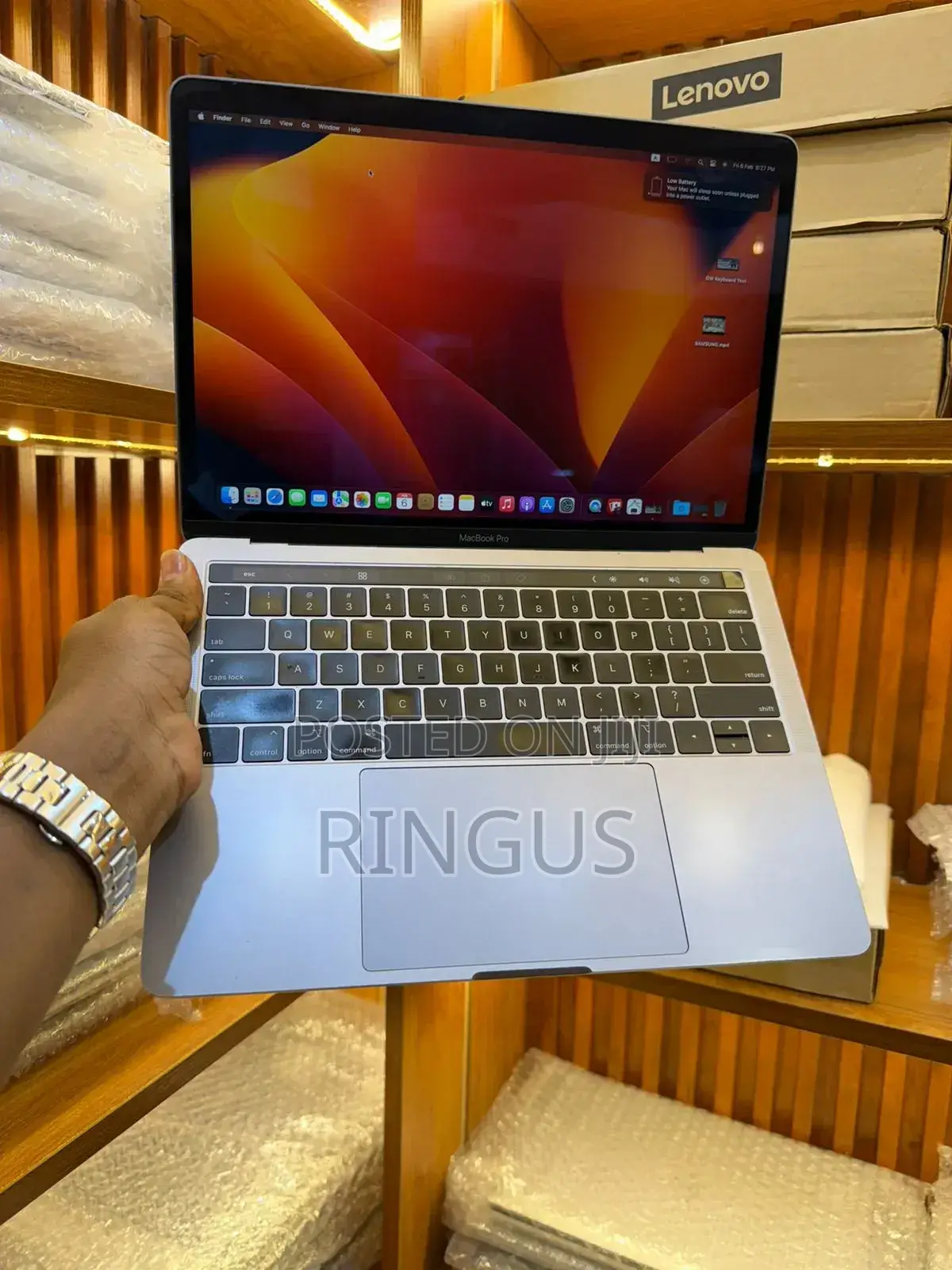 Laptop Apple MacBook Pro 2019 16GB Intel Core I7 SSD 256GB
