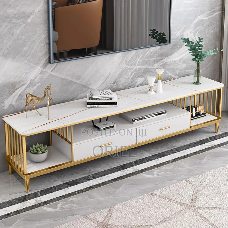 Tv Stand : Modern Marble Tv Stand Console