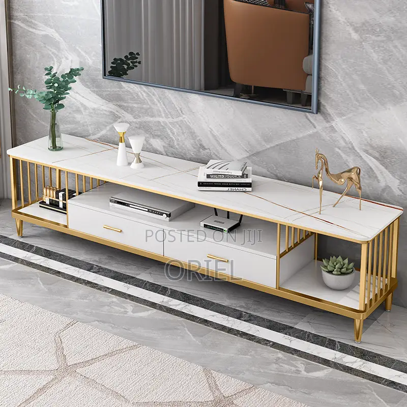 Tv Stand : Modern Marble Tv Stand Console