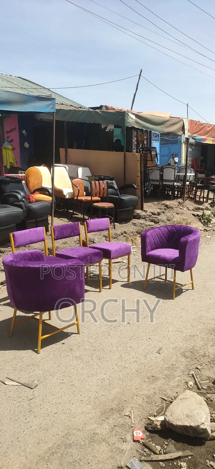 Manicure Technician Seat And Client Chair
