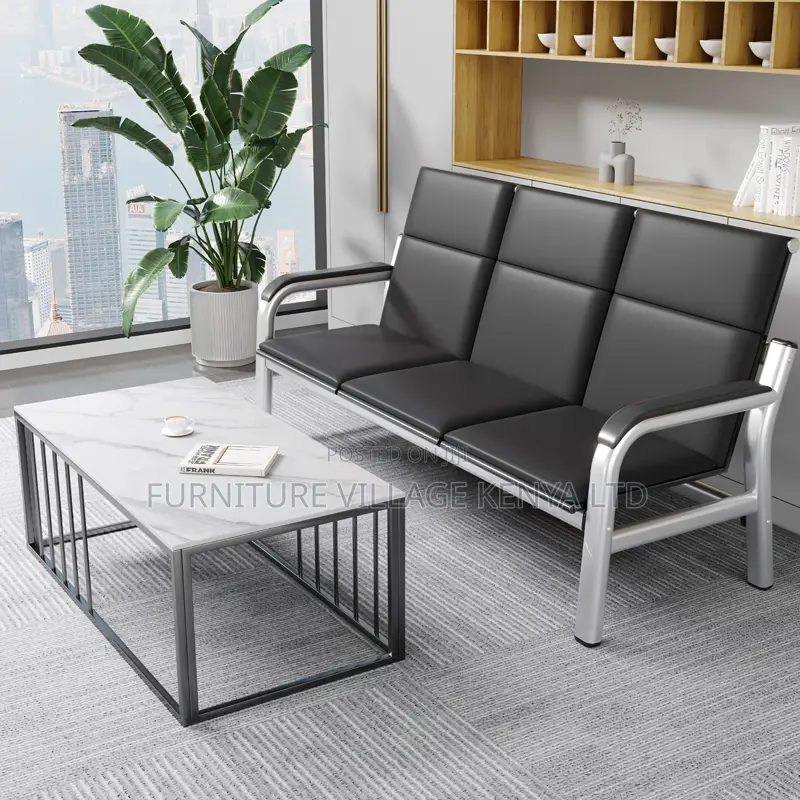 Reception Furniture Sets: 5-seater Executive Office Sofa