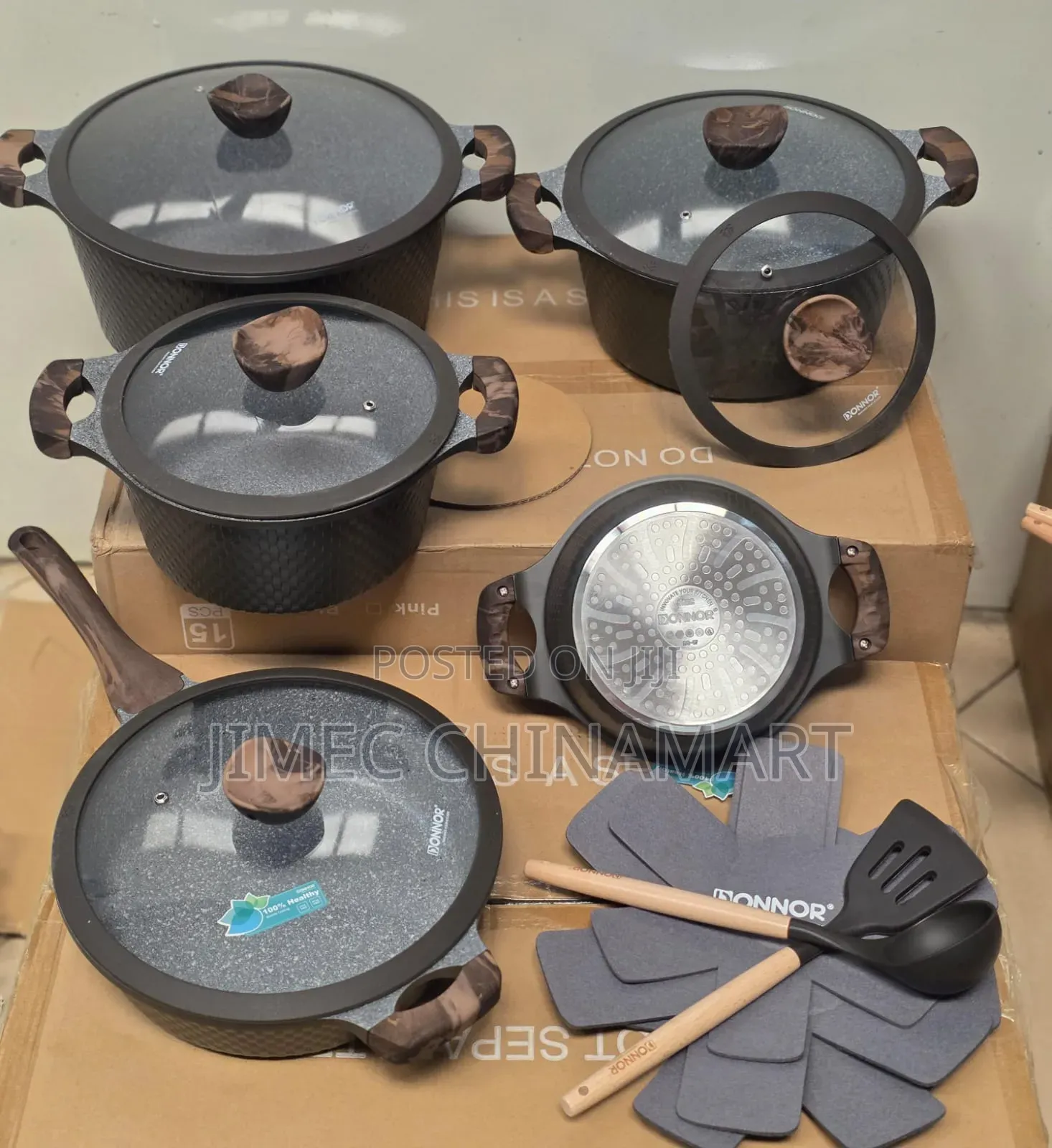 15pcs Granite Cookware Donnor Glory Germany Technology