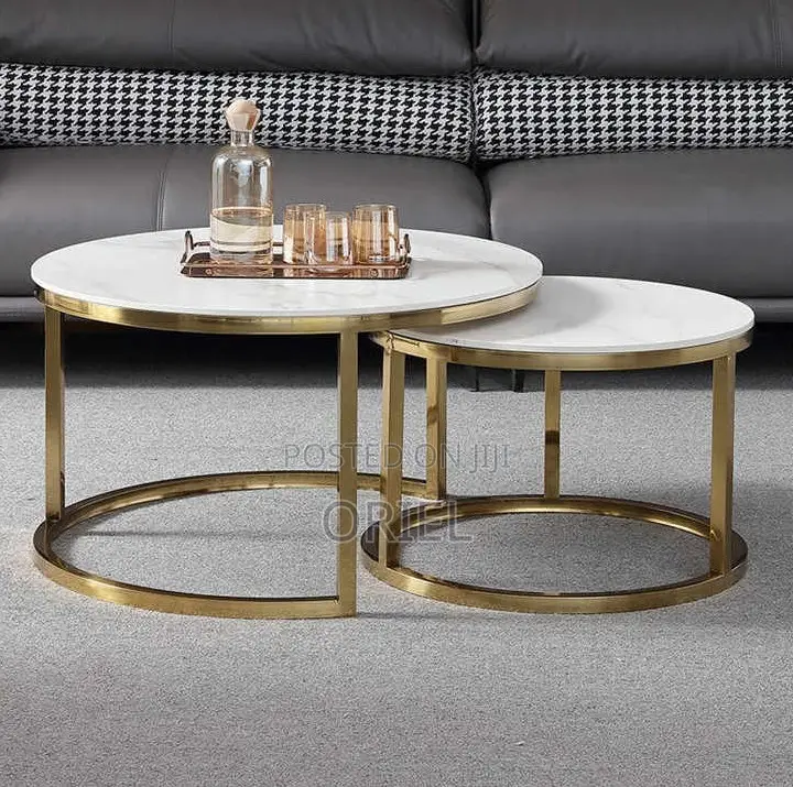Coffee Tables; Designer Marble Coffee Tables for Home – Pair